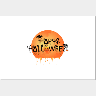 Happy Halloween - Scary Pumpkin Posters and Art